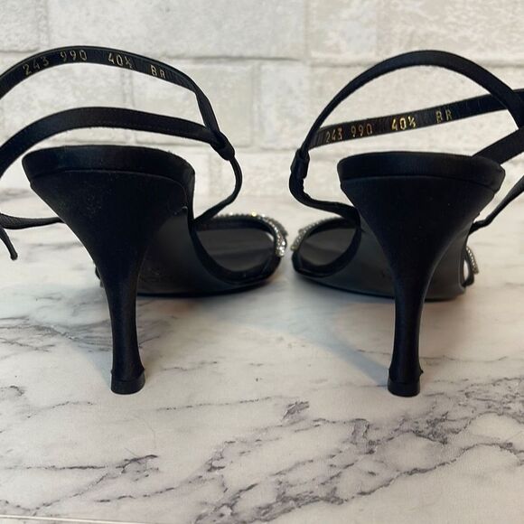 Escada Rhinestone Embellished Heels 40.5 - Picture 7 of 7